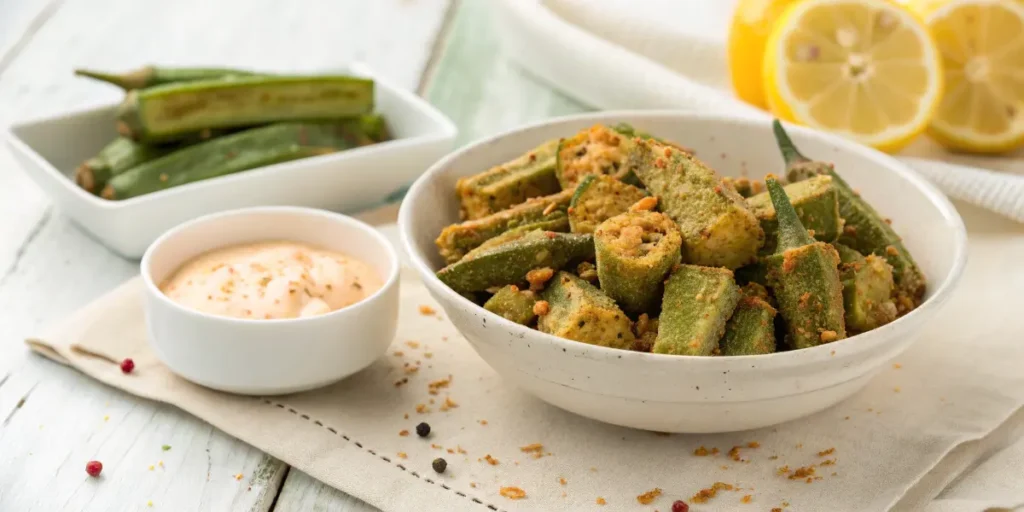 Air Fried Okra Recipe