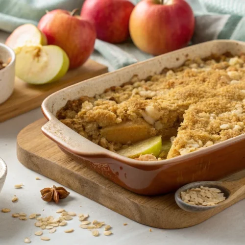 Apple Crumble Recipe with Oats