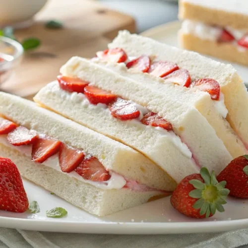 Easy Strawberry Sando Recipe