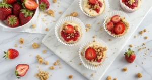 Strawberry Crunch Cheesecake Bites Recipe