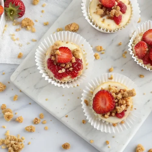 Strawberry Crunch Cheesecake Bites Recipe